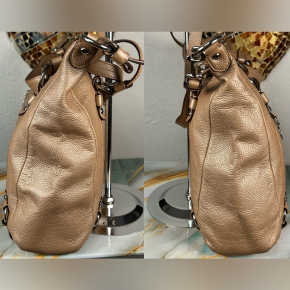COACH 2011 Alexandra Champagne Leather 2-Way Bag ✨🤩 - Picture 15 of 17